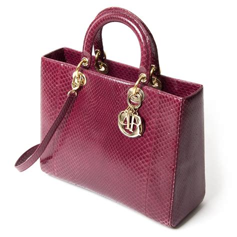 purple python lady dior|Dior handbags.